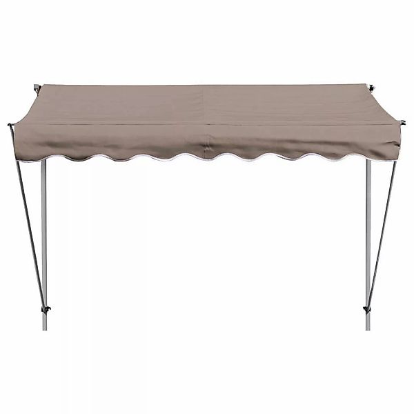 Klemm-Markise Ontario taupe B/L: ca. 205x130 cm günstig online kaufen