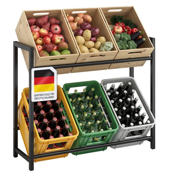 STEELSØN Flaschenregal Macondo aus Metall, Getränkekistenregal günstig online kaufen