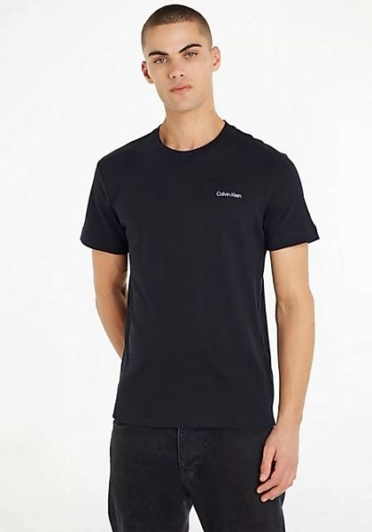 Calvin Klein T-Shirt "MICRO LOGO INTERLOCK T-SHIRT", mit Calvin Klein Logo günstig online kaufen