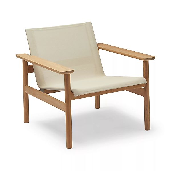Skagerak - Pelago Lounge Stuhl - sand/mit SunTexture/BxHxT 75x69,5x69cm günstig online kaufen