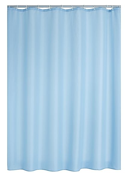 Ridder Duschvorhang Madison hellblau Breite 180 günstig online kaufen