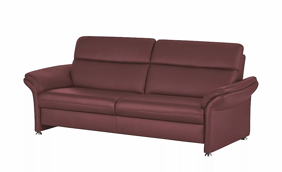 meinSofa Einzelsofa Leder Manon ¦ lila/violett ¦ Maße (cm): B: 228 H: 94 T: günstig online kaufen