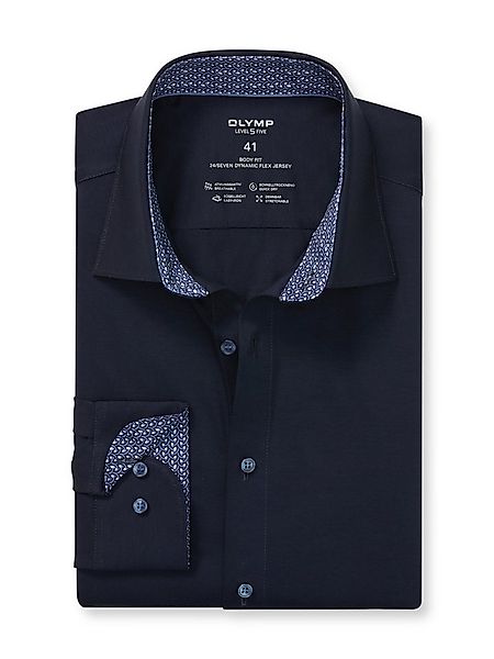 OLYMP Langarmhemd 24/Seven - Level Five Jerseyhemd, Businesshemd, body fit, günstig online kaufen
