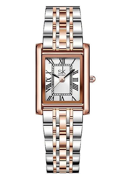 Toomoke Quarzuhr Armbanduhr,Edelstahl Damenuhr,Multifunktionsuhr Damenuhr, günstig online kaufen