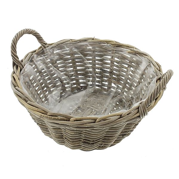 Frank Flechtwaren Allzweckkorb Pflanzschale Koboo Grey günstig online kaufen