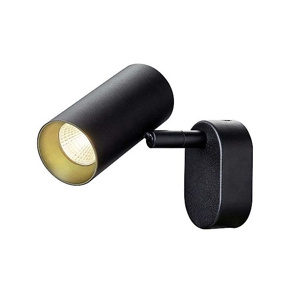 LED Led Wand- und Deckenleuchte Noblo in Schwarz und Bronze 8W 450Lm günstig online kaufen