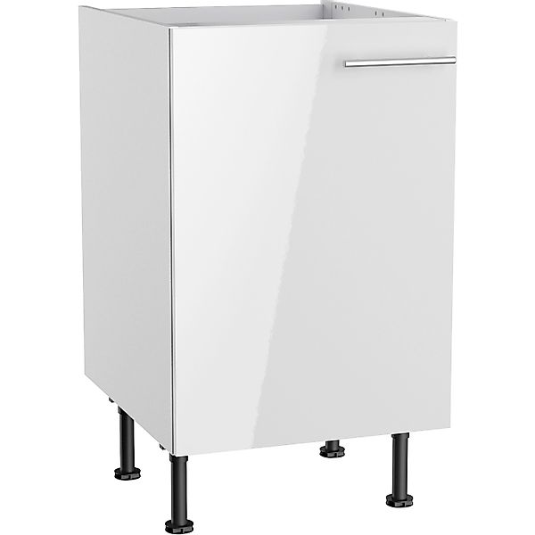 Optifit Küchen-Spülenunterschrank Rurik986 50 cm x 87 cm x 58,4 cm Weiß günstig online kaufen