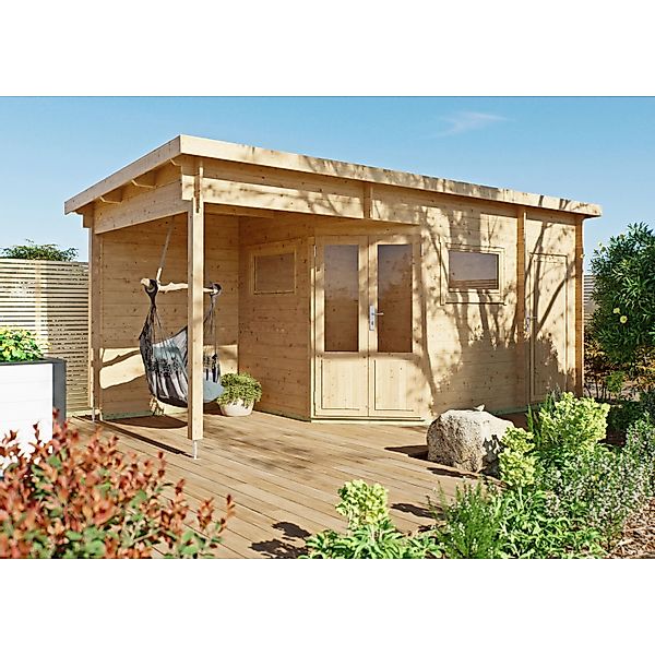 Fjordholz 5-Eck Gartenhaus Modell Leva 2E günstig online kaufen