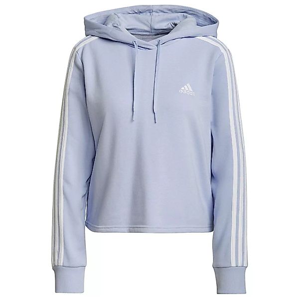 Adidas 3 Stripes Ft Crop Kapuzenpullover 2XL Violet Tone / White günstig online kaufen