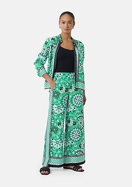Comma Stoffhose Fließende Schlupfhose mit Wide günstig online kaufen