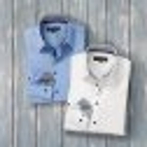 Stretchhemd mit Kontrasten im Set günstig online kaufen