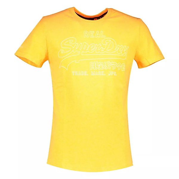 Superdry Vintage Logo Outline Pop Kurzarm T-shirt M Volcanic Orange günstig online kaufen
