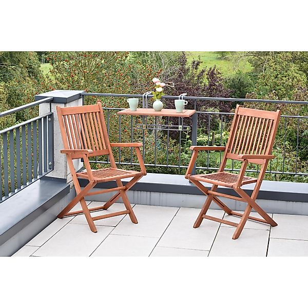 Merxx Rio Set 3-tlg. 2 Klappsessel Balkonhängetisch günstig online kaufen
