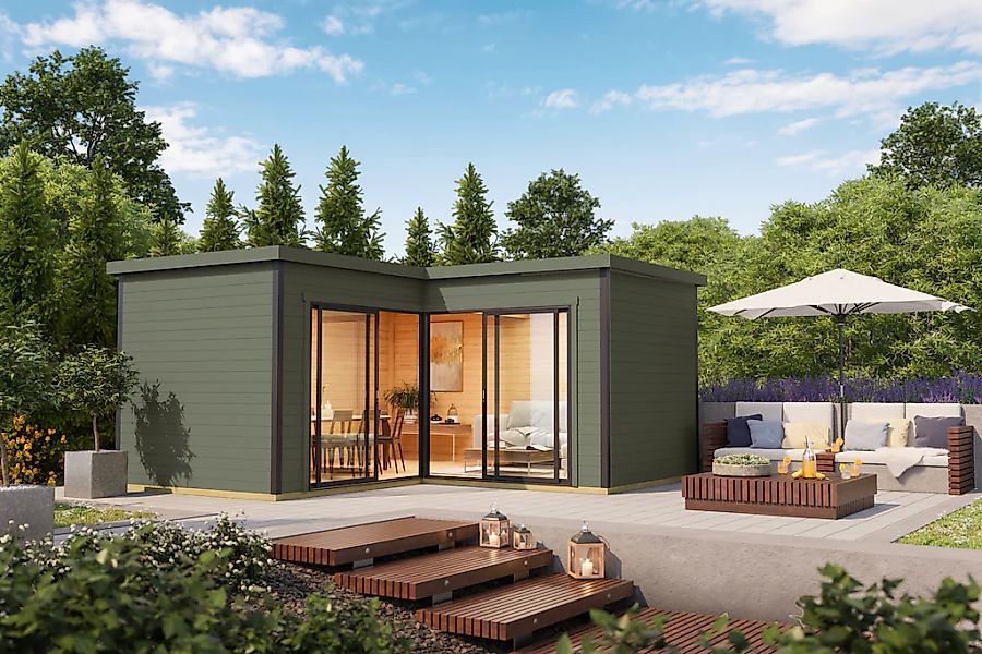 Nordic Holz Gartenhaus "DOMEO 6" günstig online kaufen