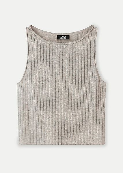 GOBI Cashmere Stricktop Kaschmir-Crop-Top günstig online kaufen