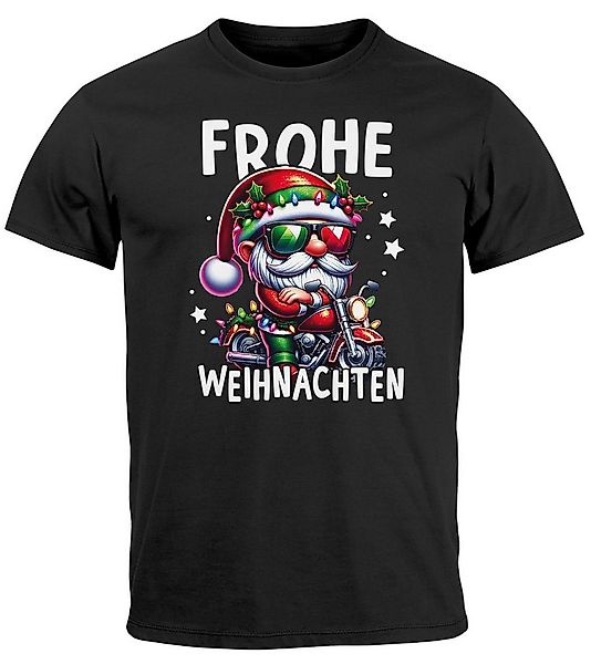 MoonWorks Print-Shirt Herren T-Shirt Frohe Weihnachten Aufdruck Weihnachtsm günstig online kaufen