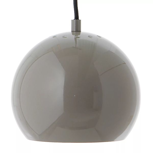 FRANDSEN Hängeleuchte Ball, grau glänzend, Ø 18 cm günstig online kaufen