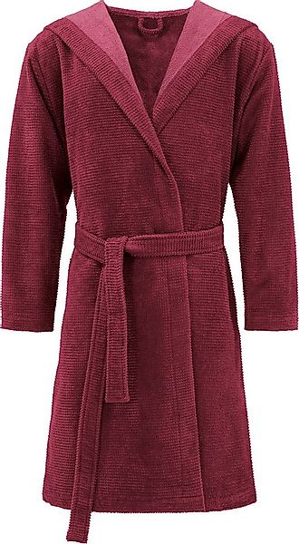 Erwin Müller Bademantel Unisex-Bademantel "Schwanau", Kurzform, mit Kapuze, günstig online kaufen
