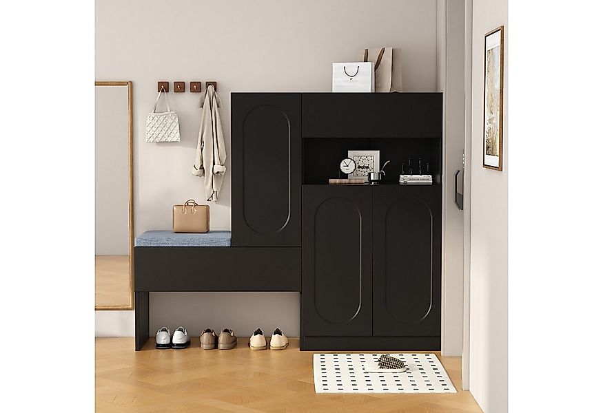 OKWISH Schuhschrank Moderne Kommode Schuhschrank (Modischer 2-in-1 Schuhsch günstig online kaufen
