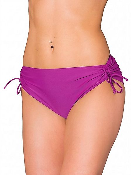 Aquarti Bikini-Hose Aquarti Damen Bikinihose mit Raffung und Schnüren günstig online kaufen