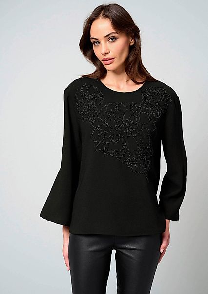 Alba Moda Schlupfbluse Bluse mit Perlenmotiv günstig online kaufen
