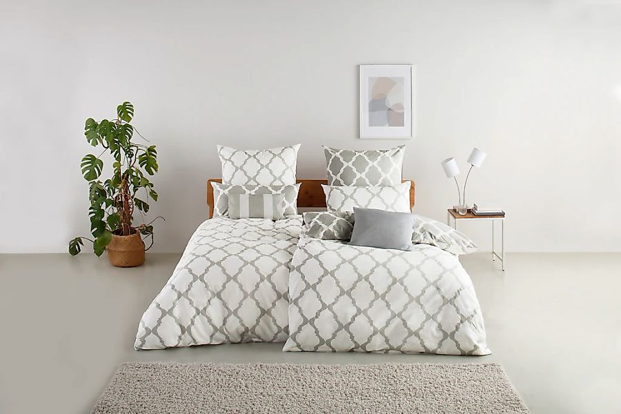 OTTO home "Alba in Gr. 135x200 oder 155x220 cm" 2 Stk. Bettwäsche mit Wende günstig online kaufen