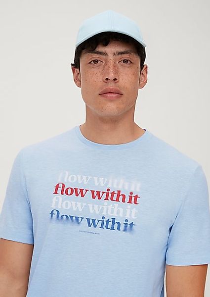 s.Oliver Kurzarmshirt T-Shirt mit Frontprint günstig online kaufen