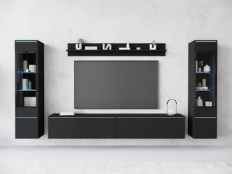 INOSIGN Wohnwand "VERA II" Komplett-Set, 4 Stk. tlg. Vitrine mit Verglasung günstig online kaufen