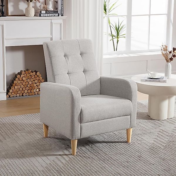 Woltu Ohrensessel (1-St), Relaxsessel mit Massivholzbeinen, günstig online kaufen