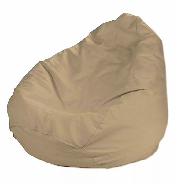 Bezug für Sitzsack, caffe latte, Bezug für Sitzsack Ø50 x 85 cm, Cotton Pan günstig online kaufen