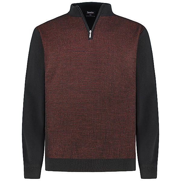 Hajo Troyer mit Strukturmuster Farbe schwarz Größe: 4XL günstig online kaufen