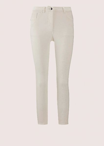 MADELEINE Chinos "Druckhose Schlanke Hose mit Allover-Druck" günstig online kaufen