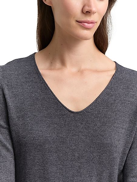 TOM TAILOR V-Ausschnitt-Pullover, aus Feinstrick günstig online kaufen