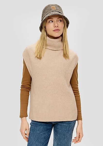 s.Oliver Pullunder Strickpullunder aus Wollmix günstig online kaufen