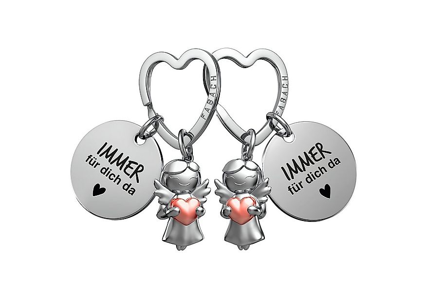 FABACH Schlüsselanhänger Set Partneranhänger Star Herz Schutzengel Schlüsse günstig online kaufen
