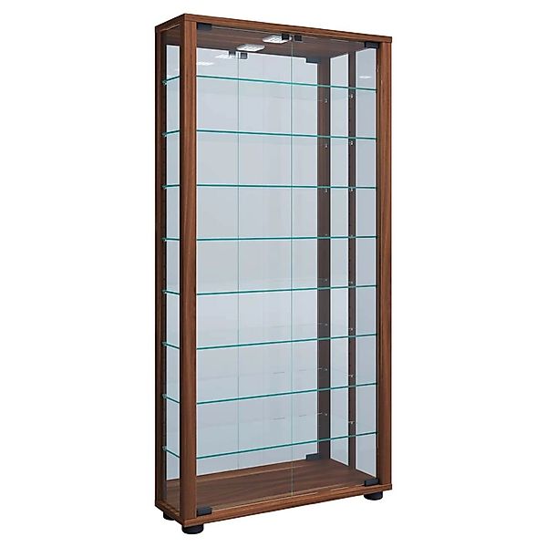 ebuy24 VitrosaMaxi Vitrinenschrank Wandhängend mit Spiegel 2 Glastüren Inkl günstig online kaufen