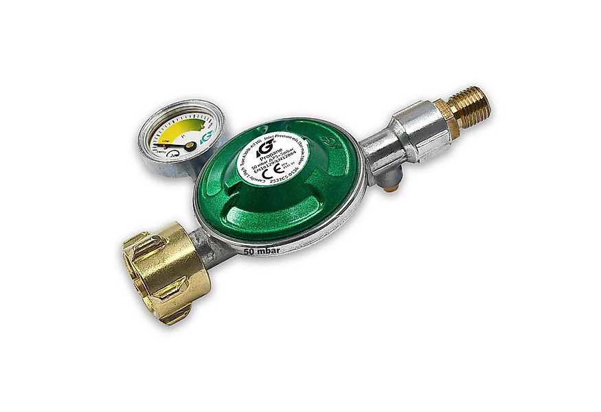 IGT Druckminderer Gas 50 mbar Gasdruckminderer Gasdruckregler für Propangas günstig online kaufen