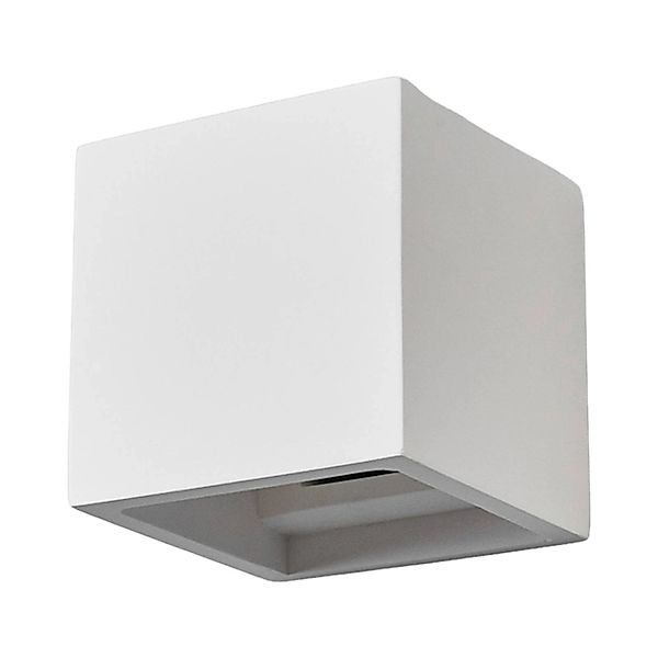Lindby Wandleuchte Wandlampe Innen Freja 9613001 Modern in Weiß aus GipsTon günstig online kaufen
