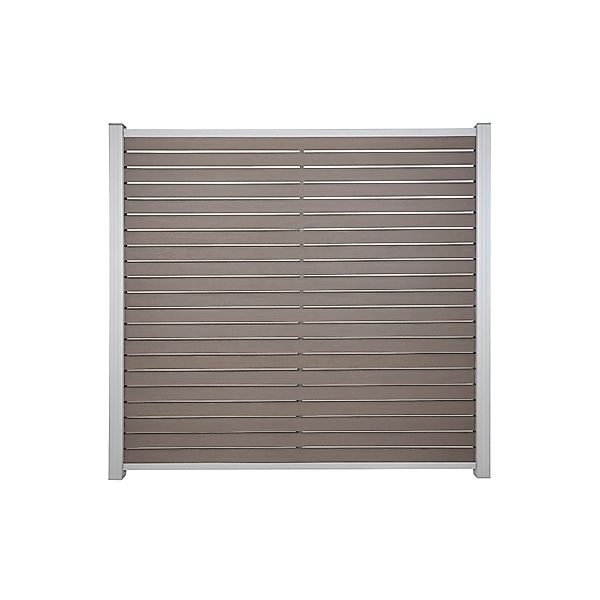 GartenLand Rhombus WPC Zaun Set Kopenhagen ca. 180 x 180 cm Sichtschutz Ste günstig online kaufen