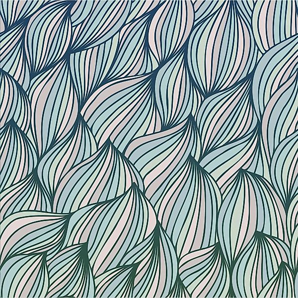 Komar Vliestapete Frequenz 200 cm x 250 cm Blau günstig online kaufen