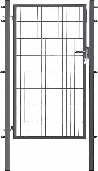 GARDEN N MORE Zauneinzeltür "Einzeltor Excellent" 163 cm hoch, anthrazit günstig online kaufen
