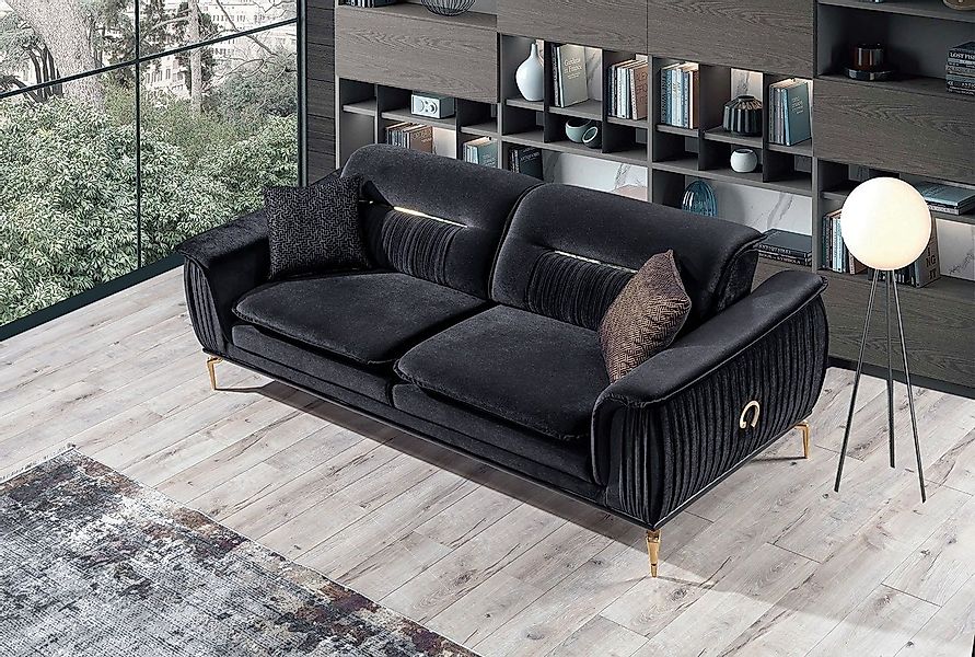 Villa Möbel Sofa Bologna, 1 Stk. 2-Sitzer, mit Relax-/Bettfunktion durch um günstig online kaufen