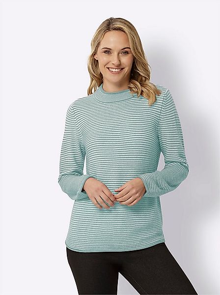 Sieh an! Strickpullover Stehkragenpullover . günstig online kaufen
