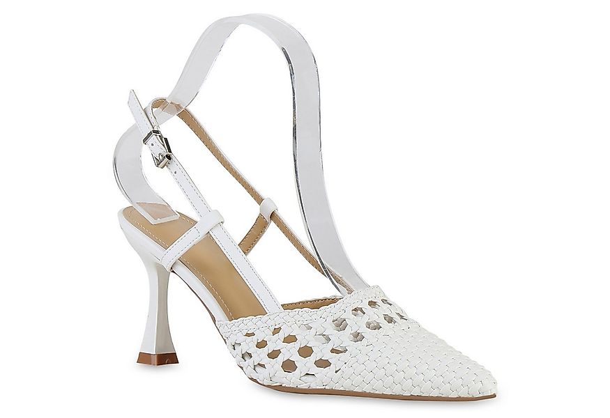 VAN HILL 840882 Slingpumps Damen Slingpumps Pumps Stiletto Basic Party Absa günstig online kaufen