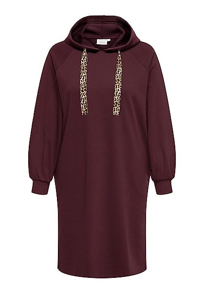 ONLY CARMAKOMA Sweatkleid CARALINA LIFE LEO DETAIL HOOD DRESS JRS günstig online kaufen