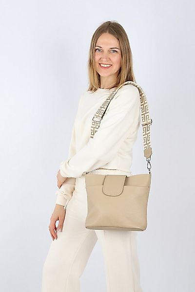 MIRROSI Umhängetasche Damen, Crossbody Bag, Echtleder Made in Italy (1 Tasc günstig online kaufen