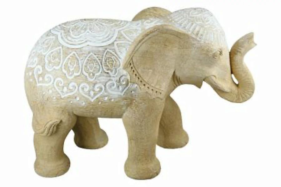 Casablanca by GILDE Dekofiguren Figur Elefant Morani natur günstig online kaufen
