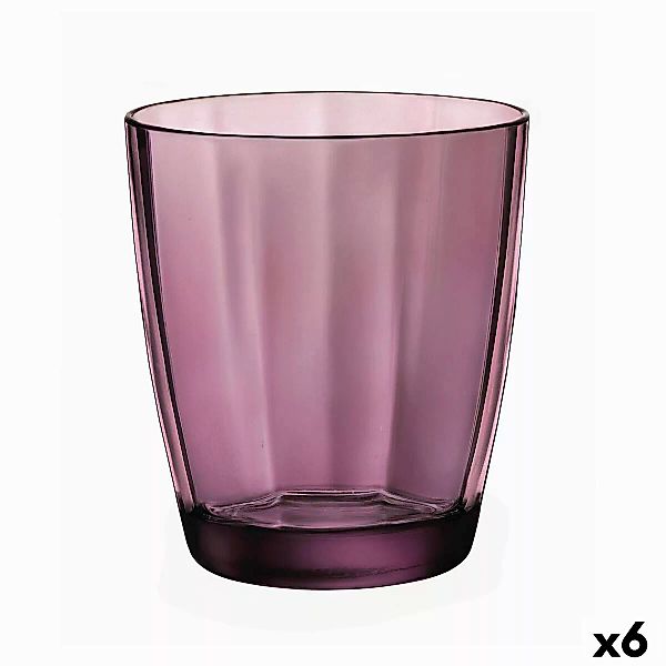 Becher Bormioli Rocco Pulsar Lila Glas (6 Stück) (305 Ml) günstig online kaufen