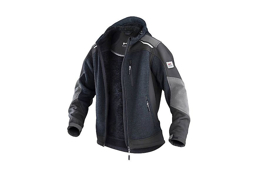 Kübler Strickjacke Kübler Strickjacke dunkelgrau/schwarz günstig online kaufen
