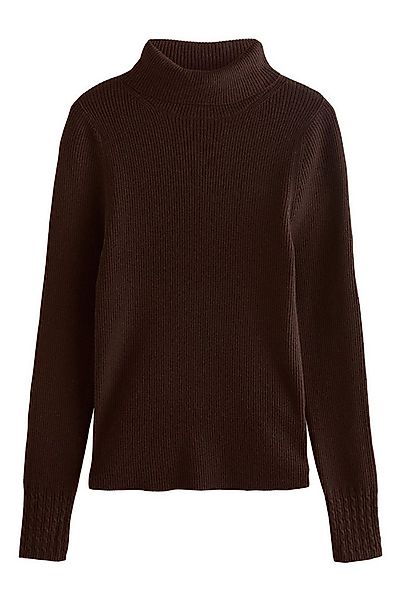 Next Strickpullover Gerippter Rollkragenpullover mit Wollanteil (1-tlg) günstig online kaufen